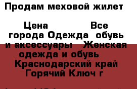Продам меховой жилет › Цена ­ 14 500 - Все города Одежда, обувь и аксессуары » Женская одежда и обувь   . Краснодарский край,Горячий Ключ г.